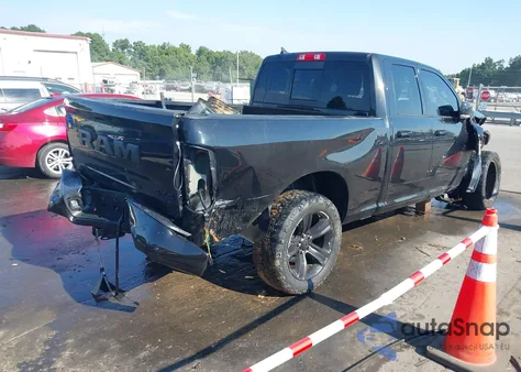 2017 Ram 1500 Night 4X4 6'4 Box z USA, uszkodzony, nr VIN 1C6RR7HT3HS705791